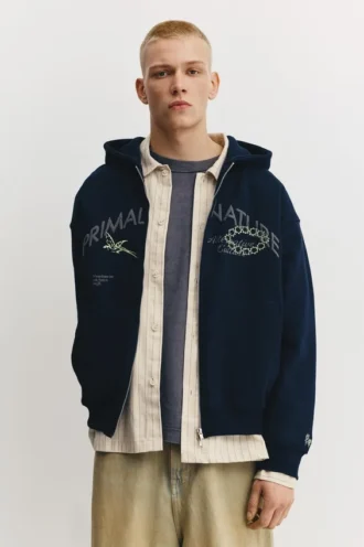 Sudadera con capucha y cremallera Primal Nature