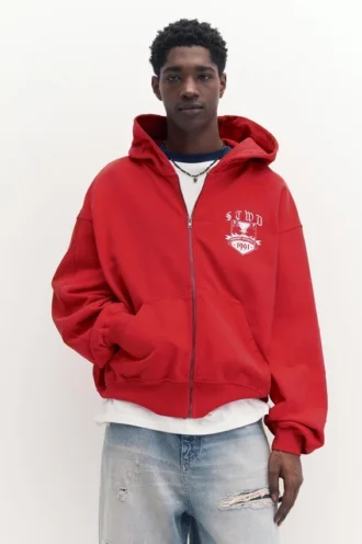 Sudadera con capucha y cremallera STWD