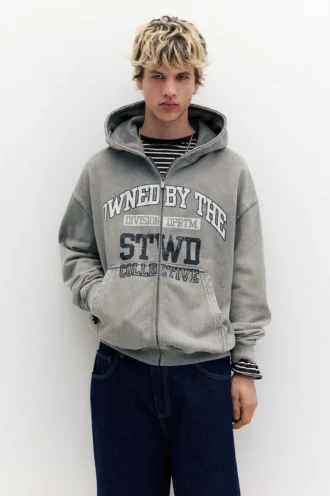 Sudadera con capucha y cremallera STWD