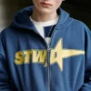 Sudadera con capucha y cremallera STWD