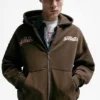 Sudadera con capucha y cremallera STWD Madrid Sudadera con capucha y cremallera STWD Madrid