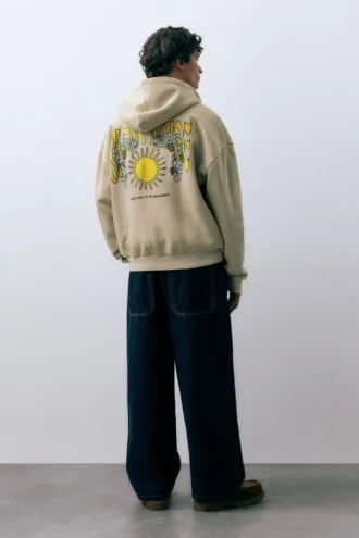 Sudadera con capucha y cremallera Sun