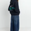 Sudadera con capucha y eslogan de estrellas Sudadera con capucha y eslogan de estrellas