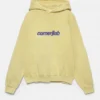 Sudadera con capucha y estampado amarillo Sudadera con capucha y estampado amarillo