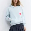 Sudadera con capucha y estampado floral Sudadera con capucha y estampado floral