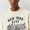 Sudadera con estampado de ciclista Sudadera con estampado de ciclista