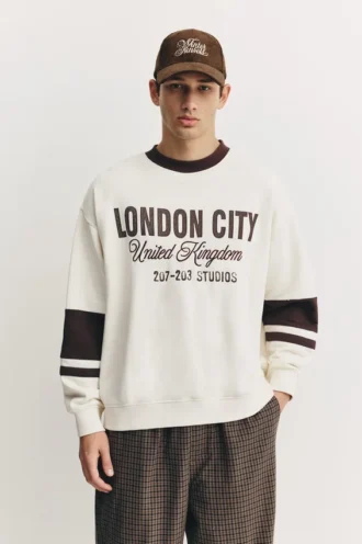 Sudadera con gráfico de la ciudad de Londres