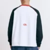 Sudadera de cuello redondo estilo universitario Sudadera de cuello redondo estilo universitario
