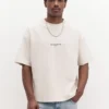 Sudadera de manga corta con eslogan Sudadera de manga corta con eslogan