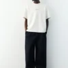 Sudadera de manga corta con eslogan Sudadera de manga corta con eslogan