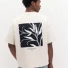 Sudadera de manga corta con eslogan Sudadera de manga corta con eslogan