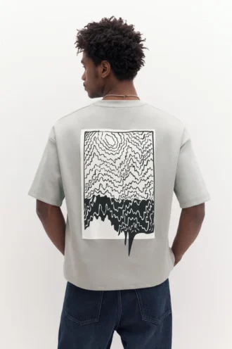 Sudadera de manga corta con eslogan