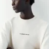Sudadera de manga corta con eslogan Sudadera de manga corta con eslogan