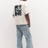Sudadera de manga corta con eslogan Sudadera de manga corta con eslogan