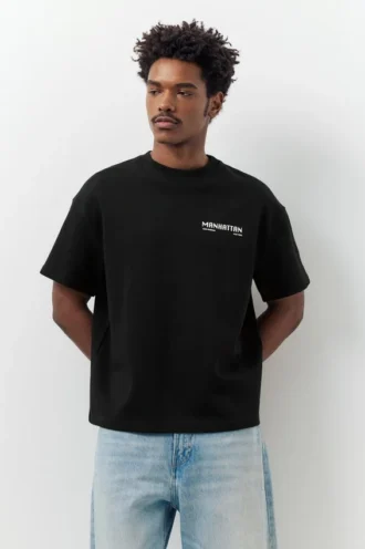 Sudadera de manga corta con gráfico