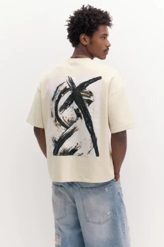 Sudadera de manga corta con gráfico