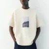 Sudadera de manga corta con gráfico
