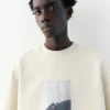 Sudadera de manga corta con gráfico