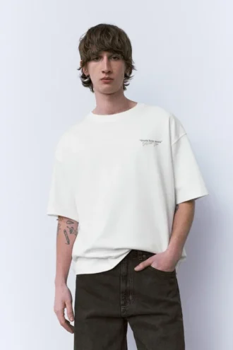 Sudadera de manga corta con gráfico retro