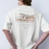 Sudadera de manga corta con gráfico retro