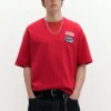 Sudadera de manga corta con parche Sudadera de manga corta con parche