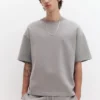 Sudadera de manga corta de punto interlock Sudadera de manga corta de punto interlock