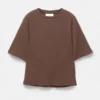 Sudadera de manga corta de tacto suave