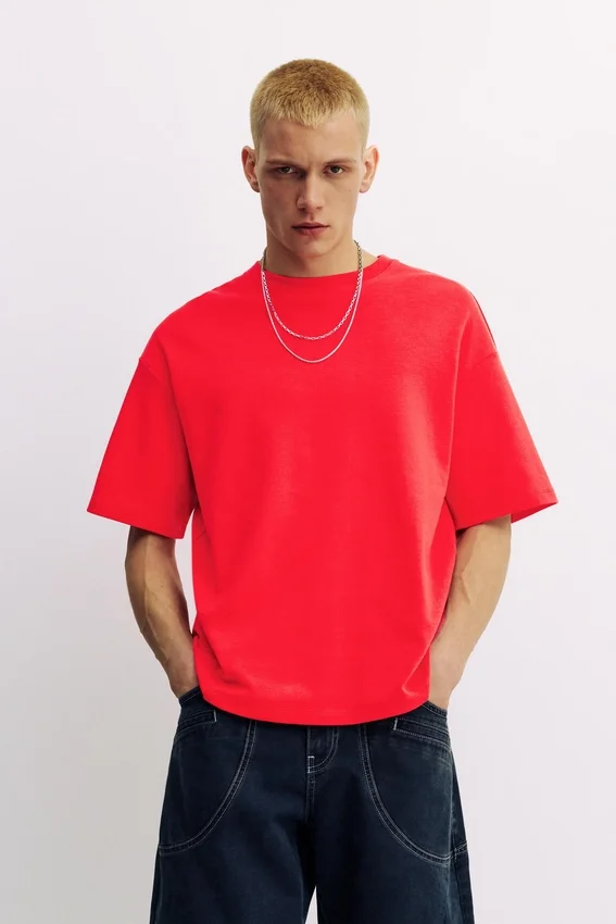 Sudadera de manga corta de tejido interlock Sudadera de manga corta de tejido interlock