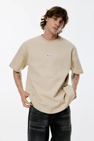 Sudadera gráfica de manga corta de punto interlock Sudadera gráfica de manga corta de punto interlock