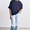 Sudadera oversize de felpa Sudadera oversize de felpa
