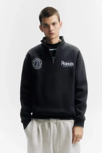 Sudadera Peanuts™ con cremallera de un cuarto Sudadera Peanuts™ con cremallera de un cuarto