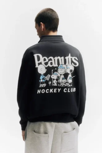 Sudadera Peanuts™ con cremallera de un cuarto Sudadera Peanuts™ con cremallera de un cuarto