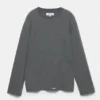 Top de manga larga con apliques