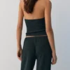 Top halter de crepé Top halter de crepé
