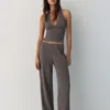 Top halter de crepé Top halter de crepé
