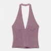Top halter de crepé Top halter de crepé