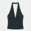 Top halter de crepé Top halter de crepé
