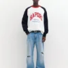 Vaqueros bootcut ajustados con rotos Vaqueros bootcut ajustados con rotos
