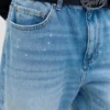 Vaqueros bootcut ajustados con rotos Vaqueros bootcut ajustados con rotos