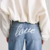 Vaqueros de talle bajo y corte recto Vaqueros de talle bajo y corte recto