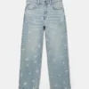 Vaqueros holgados con bordado STWD