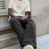 Zapatillas de ante de piel