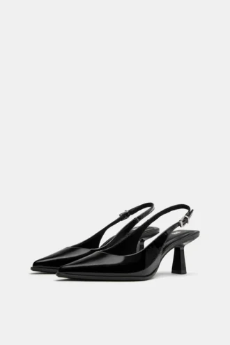 Zapatos de Tacón con efecto charol
