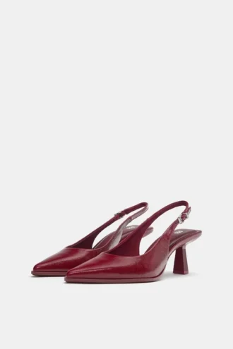 Zapatos de Tacón con efecto charol