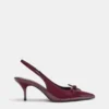 Zapatos de Tacón de charol con lazo