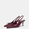 Zapatos de Tacón de charol con lazo