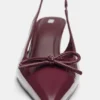 Zapatos de Tacón de charol con lazo